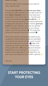 اسکرین شات 7 برنامه Night Shift: Blue light filter