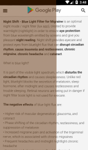 اسکرین شات برنامه Blue light filter & Night mode 8