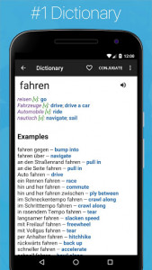 اسکرین شات برنامه German English Dictionary 1