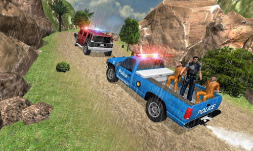 اسکرین شات بازی Hill Police vs Gangsters Chase 1