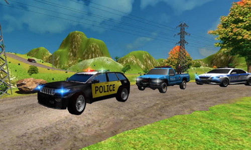 اسکرین شات بازی Hill Police vs Gangsters Chase 2