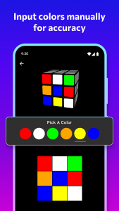 اسکرین شات بازی Rubik's Cube Solver 3