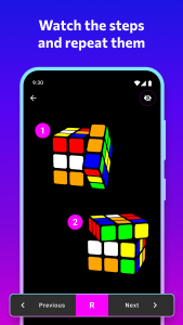 اسکرین شات بازی Rubik's Cube Solver 5