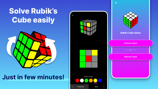 اسکرین شات بازی Rubik's Cube Solver 1