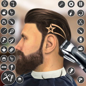 اسکرین شات بازی Barber Shop Hair Cutting Games 1