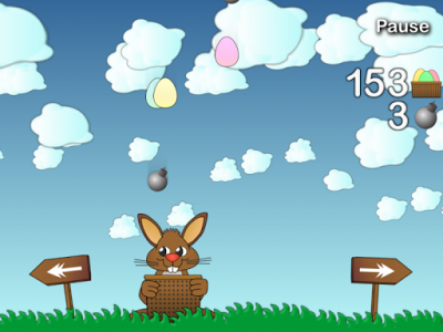 اسکرین شات بازی Rushing Bunny, help me to collect all the eggs 5