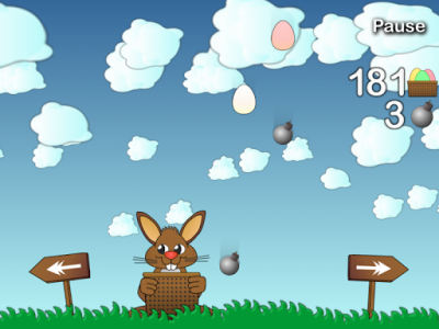 اسکرین شات بازی Rushing Bunny, help me to collect all the eggs 6