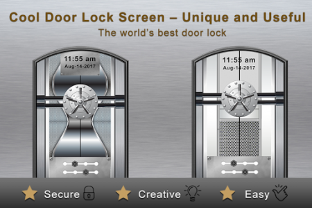 اسکرین شات برنامه Cool Door Lock Screen – Unique and Useful 1