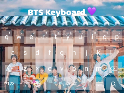 اسکرین شات برنامه BTS Keyboard Theme 2