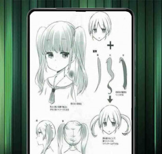 اسکرین شات برنامه Anime sketch ideas 3