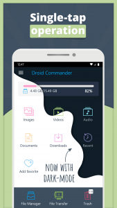 اسکرین شات برنامه Droid Commander - File Manager 1