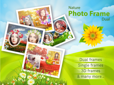 اسکرین شات برنامه Nature Photo Frames Dual - Nature Photo Editor 1