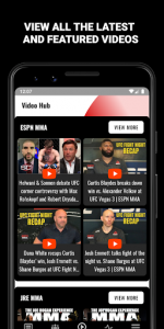 اسکرین شات برنامه All MMA - UFC, One, Bellator News & Live Fights 6