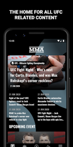 اسکرین شات برنامه All MMA - UFC, One, Bellator News & Live Fights 1