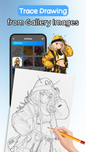 اسکرین شات برنامه AR Drawing: Sketch Art & Trace 3