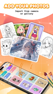 اسکرین شات 5 برنامه AR Drawing - SketchArt App