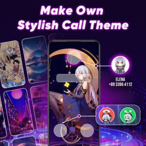 اسکرین شات 7 برنامه Color Phone Call Screen Theme
