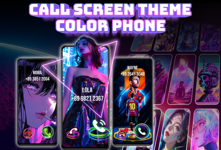 اسکرین شات برنامه Call Screen Theme: Color Phone 1