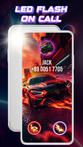 اسکرین شات 5 برنامه Color Phone Call Screen Theme