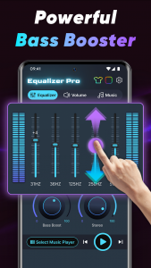 اسکرین شات 2 برنامه Equalizer Bass Booster Volume