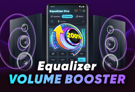 اسکرین شات 1 برنامه Equalizer Bass Booster Volume