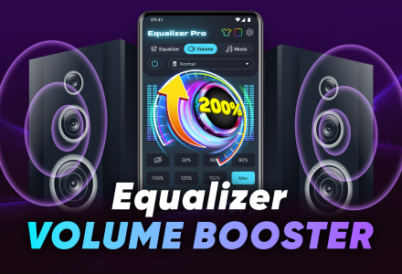 اسکرین شات برنامه Equalizer Bass Booster Volume 1