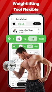 اسکرین شات برنامه Gym Workout Tracker & Fitness 6