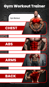 اسکرین شات 1 برنامه Gym Workout Tracker & Fitness