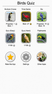 اسکرین شات 3 بازی Bird World - Quiz about Famous Birds of the Earth