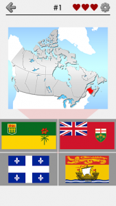 اسکرین شات بازی Canada Provinces & Territories - Canadian Quiz 1