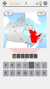 اسکرین شات بازی Canada Provinces & Territories - Canadian Quiz 4