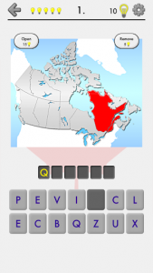 اسکرین شات 4 بازی Canada Provinces & Territories - Canadian Quiz