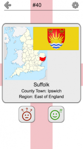 اسکرین شات بازی Counties of England - Quiz on county towns & flags 4