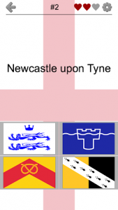 اسکرین شات بازی Counties of England - Quiz on county towns & flags 5