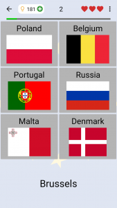 اسکرین شات 5 بازی European Countries - Maps Quiz