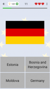 اسکرین شات بازی European Countries - Maps, Flags and Capitals Quiz 5