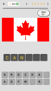 اسکرین شات 1 بازی Flags of All World Countries