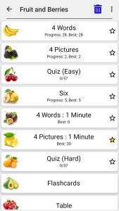 اسکرین شات 5 بازی Fruit and Vegetables - Quiz