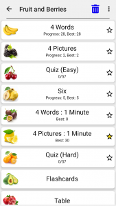 اسکرین شات بازی Fruit and Vegetables - Quiz 5