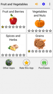 اسکرین شات 3 بازی Fruit and Vegetables - Quiz