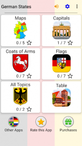 اسکرین شات بازی German States - Flags, Capitals and Map of Germany 3