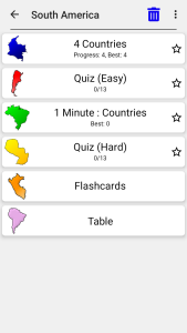 اسکرین شات 6 بازی Maps of All Countries Geo-Quiz