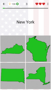 اسکرین شات بازی 50 US States Map, Capitals & Flags - American Quiz 5