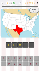اسکرین شات بازی 50 US States Map, Capitals & Flags - American Quiz 8