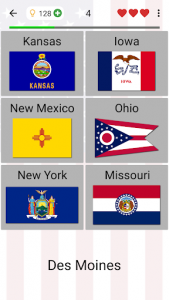 اسکرین شات بازی 50 US States Map, Capitals & Flags - American Quiz 3