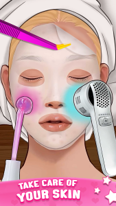 اسکرین شات 4 بازی ASMR Doctor Game: Makeup Salon