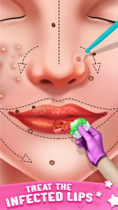 اسکرین شات 5 بازی ASMR Doctor Game: Makeup Salon