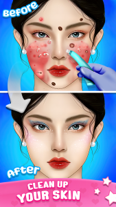 اسکرین شات 1 بازی ASMR Doctor Game: Makeup Salon