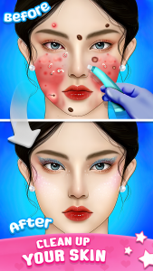اسکرین شات بازی ASMR Doctor Game: Makeup Salon 1