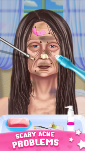 اسکرین شات 2 بازی ASMR Doctor Game: Makeup Salon